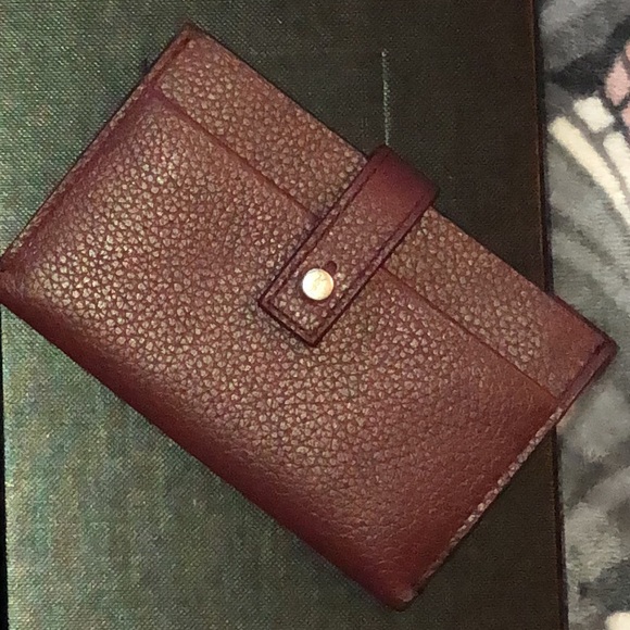 Yves Saint Laurent Accessories - ♥️SOLD♥️Saint Laurent Burgundy Card Holder